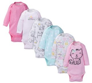 baby girl long sleeve onesies