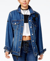 Thumbnail for your product : The Edit By Seventeen Juniors' Oversized Denim Jacket, Created for Macy's