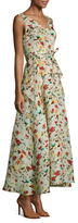 Thumbnail for your product : Carolina Herrera Silk Floral Printed A-Line Dress