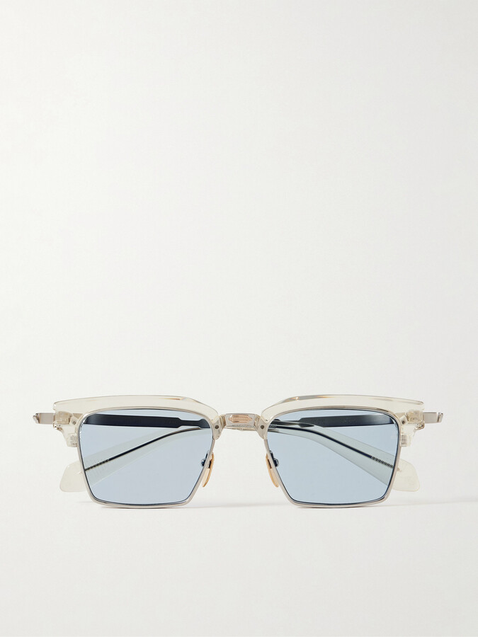 Jacques Marie Mage Alin Acetate And Silver-tone Square-frame Sunglasses - One size