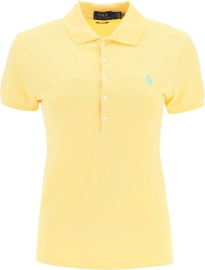 Women's Yellow Polo Tops | ShopStyle