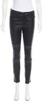 Thumbnail for your product : J Brand Mid-Rise Leather Pants