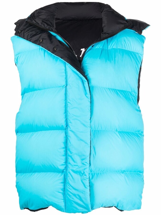 puffy sleeveless jacket