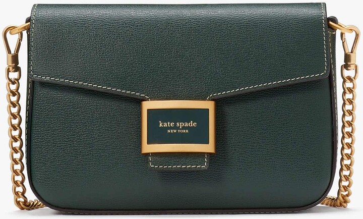 Buy KATE SPADE Nicola Shimmery Wallet with Chain Strap, Gold Color Women