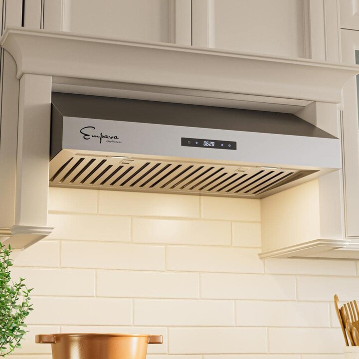 30 in. 400 CFM Ducted Kitchen Under Cabinet Range Hood in Stainless Steel