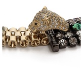 Thumbnail for your product : Iosselliani Bi Collar Diamante Necklace