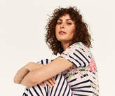 Thumbnail for your product : Oasis LONG PALM STRIPE DRESS