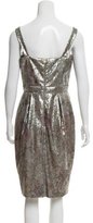 Thumbnail for your product : Burberry Metallic Sequined Mini Dress
