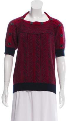 Marc Jacobs Wool Patterned Top
