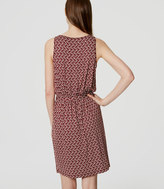 Thumbnail for your product : LOFT Petite Brushstroke Tie Waist Dress