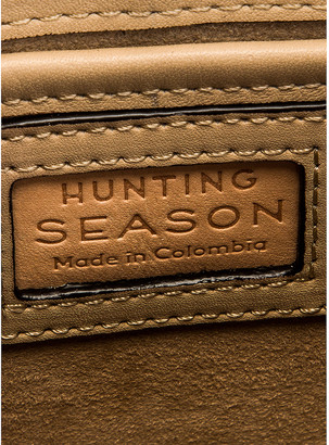 Hunting Season Small Top Handle Bag in Natural & Beige | FWRD