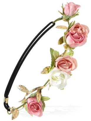 Forever 21 Metallic Floral Headwrap