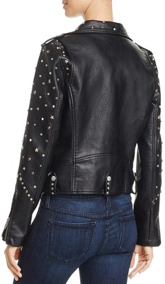 Blank NYC Studded Faux Leather Motorcycle Jacket - 100% Exclusive