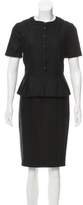 Thumbnail for your product : Burberry Peplum Knee-Length Dress
