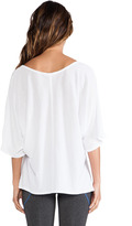 Thumbnail for your product : So Low SOLOW Hi-Lo Draped Tee