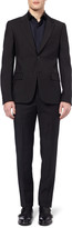 Thumbnail for your product : Alexander McQueen Black Slim-Fit Wool and Mohair-Blend Suit