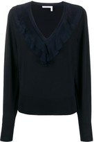 Thumbnail for your product : Chloé Ruffled Neck Jumper