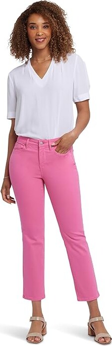 NYDJ Sheri Slim Ankle Jeans in Honeysuckle Women's Jeans Honeysuckle : 10 27, Cotton/Denim/Elastane