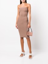 Thumbnail for your product : Alexander Wang Strapless Midi Dress With Elastic