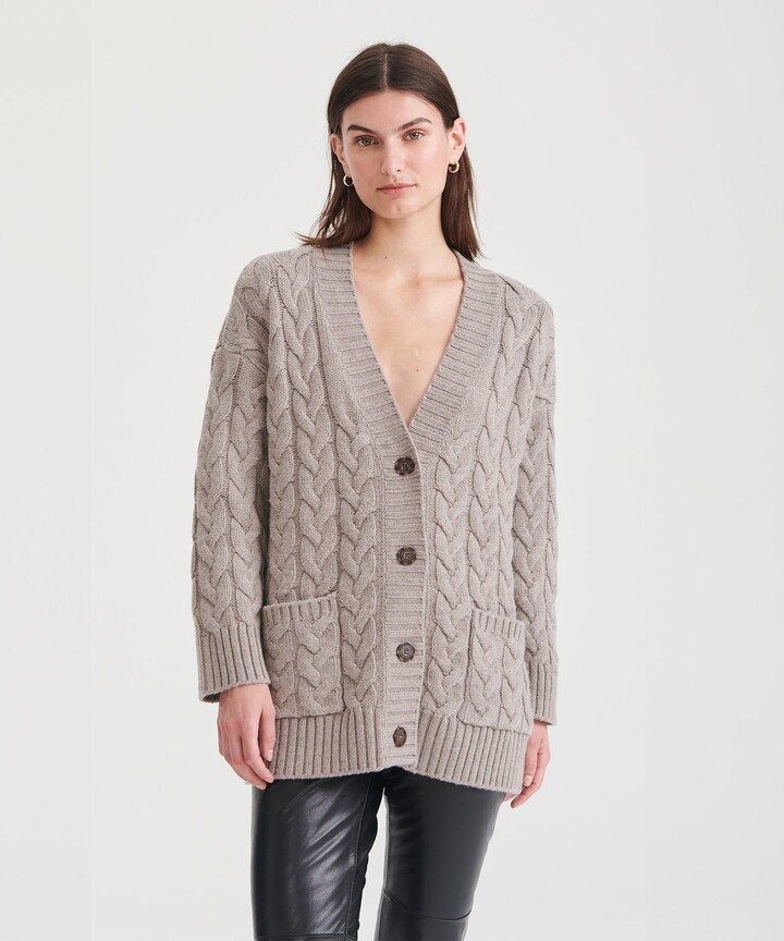 Cable Cardigan Shop The Largest Collection ShopStyle