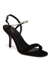 Thumbnail for your product : Diane von Furstenberg Frankie Suede Sandal with Chain Strap