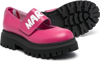 Marni Kids Chunky Logo-Print Loafers