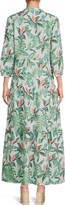Thumbnail for your product : J.Mclaughlin Cunningham Palm Print Tiered Maxi Shift Dress