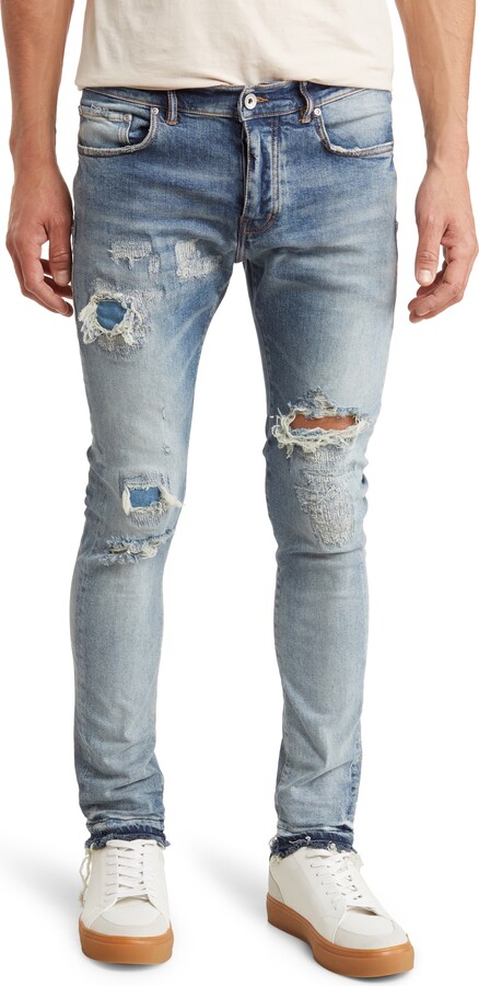 Monogram Pocket Skinny Jeans - Men - OBSOLETES DO NOT TOUCH