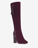 Thumbnail for your product : White House Black Market Leather Tassel Knee Boots