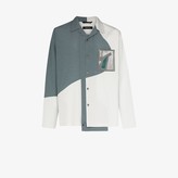 Thumbnail for your product : Nulabel Colour Block Cotton Shirt Jacket