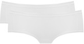Thumbnail for your product : M&Co Plain bamboo briefs two pack