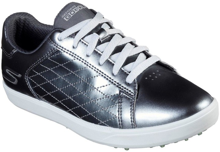 skechers pewter trainers