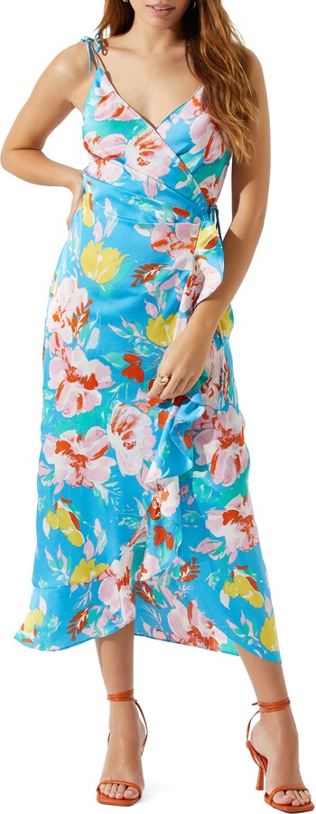 Floral Satin Women's Floral Dresses | ShopStyle