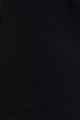 The Upside Ezi Ribbed Cotton-jersey Shorts