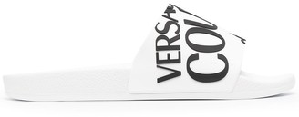 Versace Jeans Couture Logo-Print Slides
