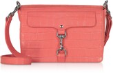Thumbnail for your product : Rebecca Minkoff Croco Embossed Leather Mab Flap Crossbody