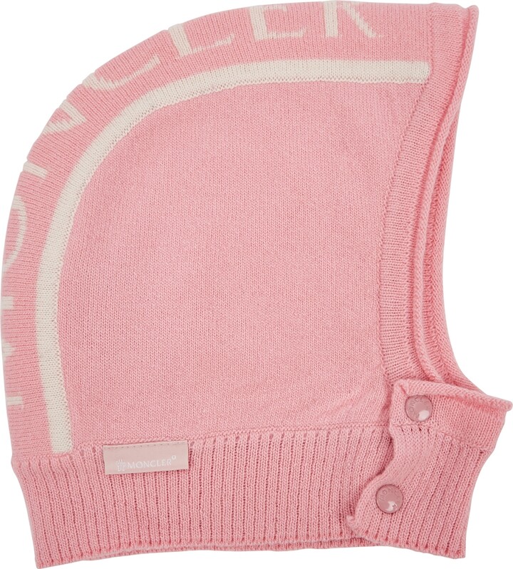 Moncler Kids Pink Logo-intarsia Wool Balaclava Hat - ShopStyle Girls'  Accessories