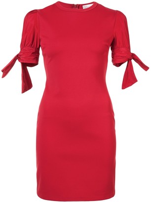 RED Valentino tied-sleeve mini dress