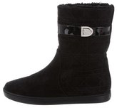 Thumbnail for your product : Christian Dior Cannage Suede Boots
