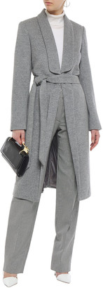 Rebecca Vallance Melange Wool-blend Felt Coat