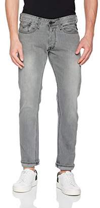 Replay Men's's Newbill Straight Jeans Grey Denim 9, W30/L30 (Size: 30)