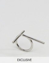 Thumbnail for your product : Monki Minimal T Bar Ring