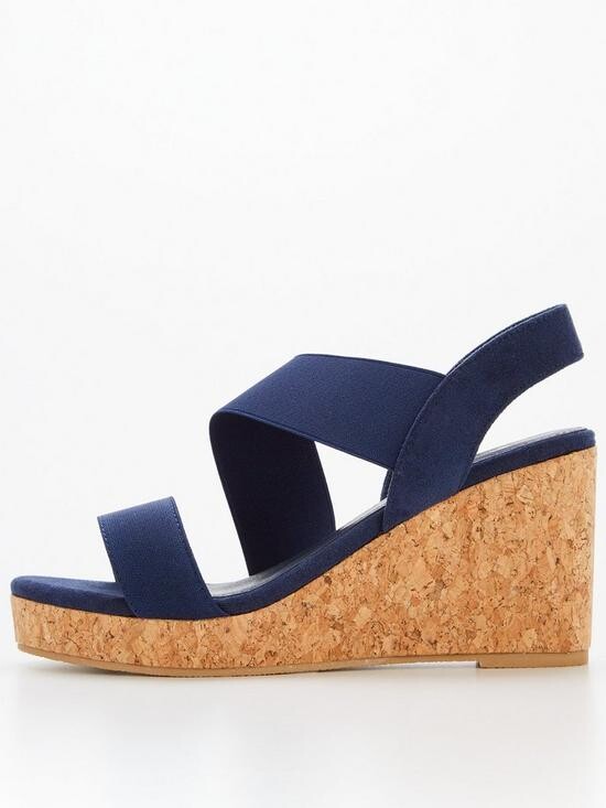 extra wide width wedge sandals