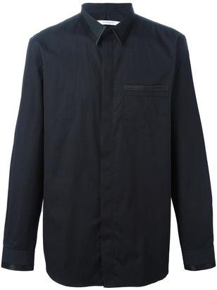 Givenchy trim detail classic shirt - men - Silk/Cotton - 43