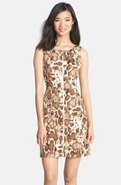 Thumbnail for your product : Vince Camuto Zip Front Snakeskin Print Scuba Dress