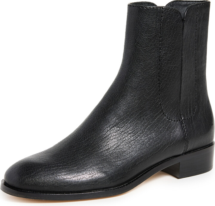Black tall ankle boots Clearance