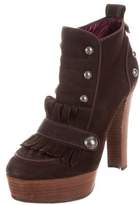 Thumbnail for your product : Viktor & Rolf Nubuck Embellished Booties