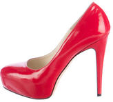 Thumbnail for your product : Brian Atwood Maniac Patent Platform Pumps