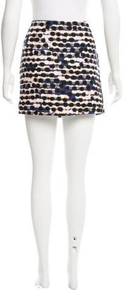 Diane von Furstenberg Printed Mini Skirt w/ Tags