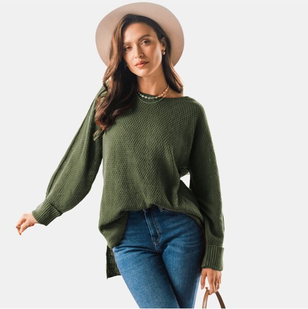 Split Hem Sweater | ShopStyle